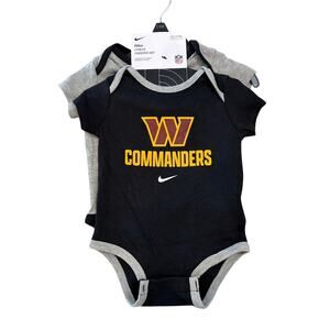 NWT Nike Washington Commanders 2-Piece Creeper Set, 3–6 Months